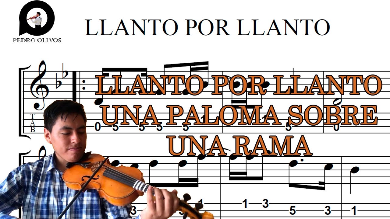Tutorial Violin Andino - Llanto por llanto/Una Paloma Sobre Una Rama - Principiantes