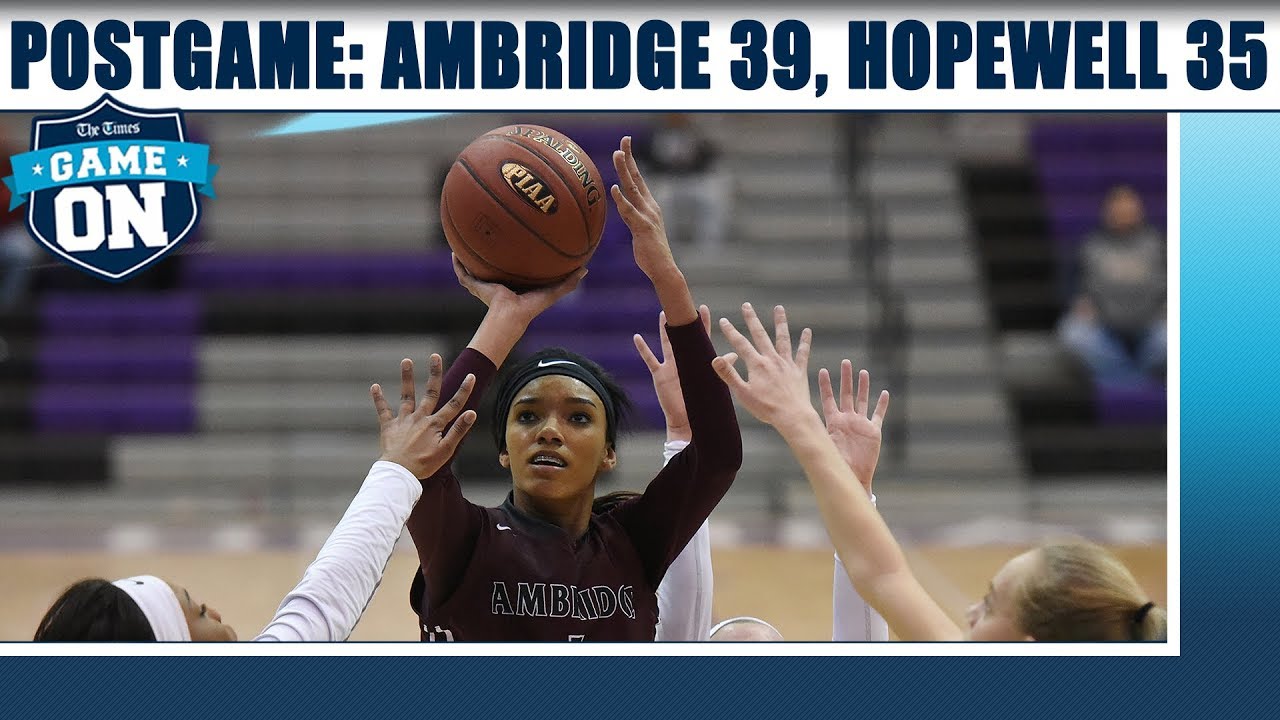 Game On Postgame: Ambridge 39, Hopewell 35