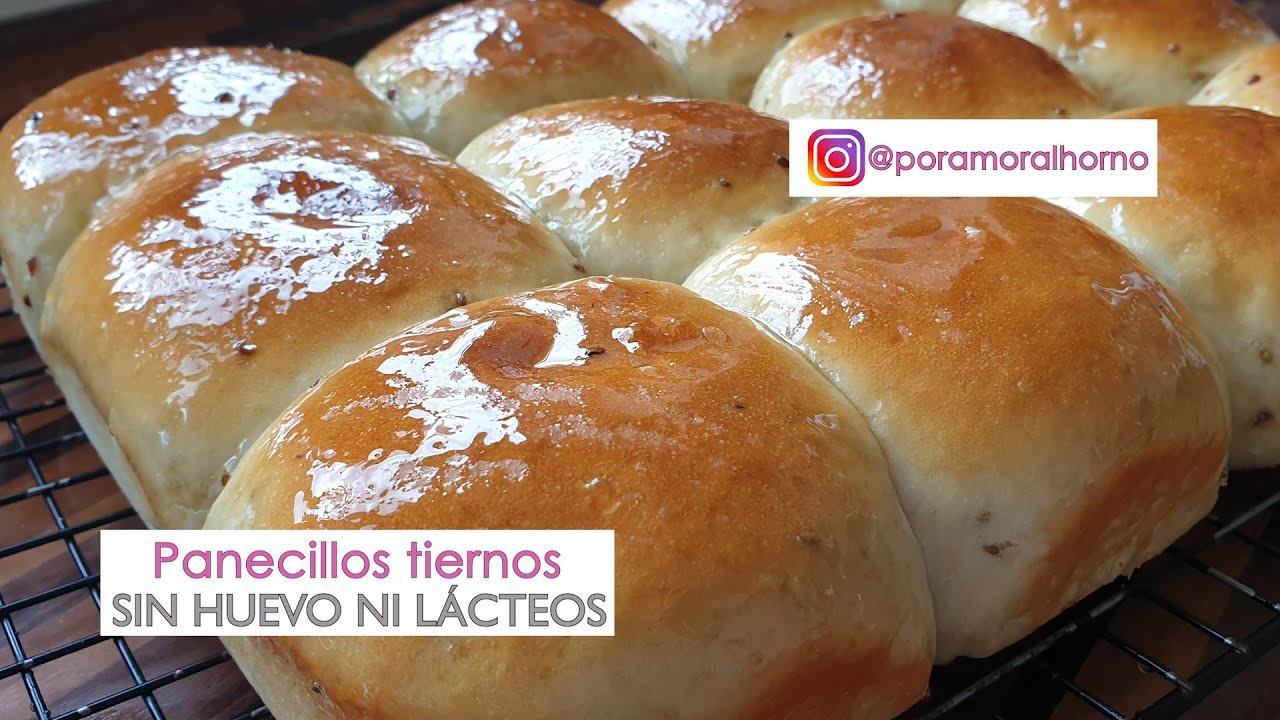 Panecillos tiernos sin huevo ni lactosa - veganos