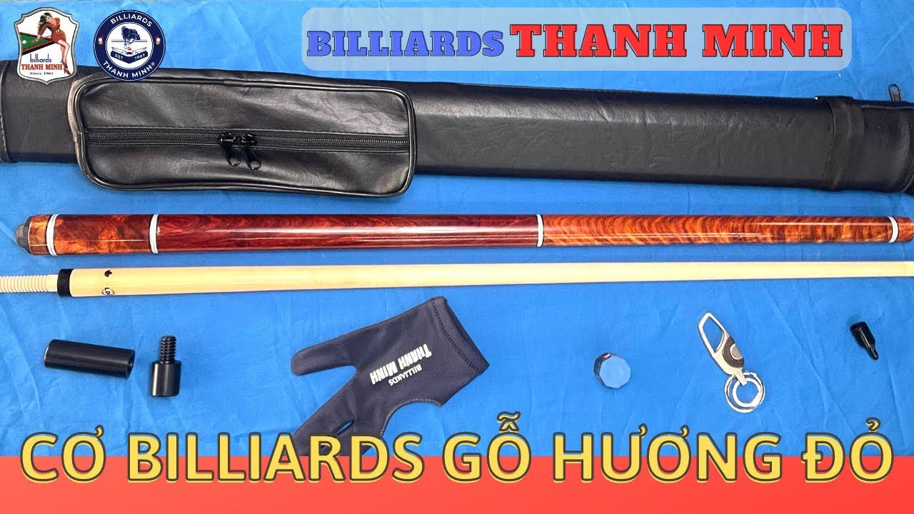 Cơ Billiards Lip - Phăng gỗ Hương Đỏ tự nhiên giá rẻ | Billiards Thanh Minh