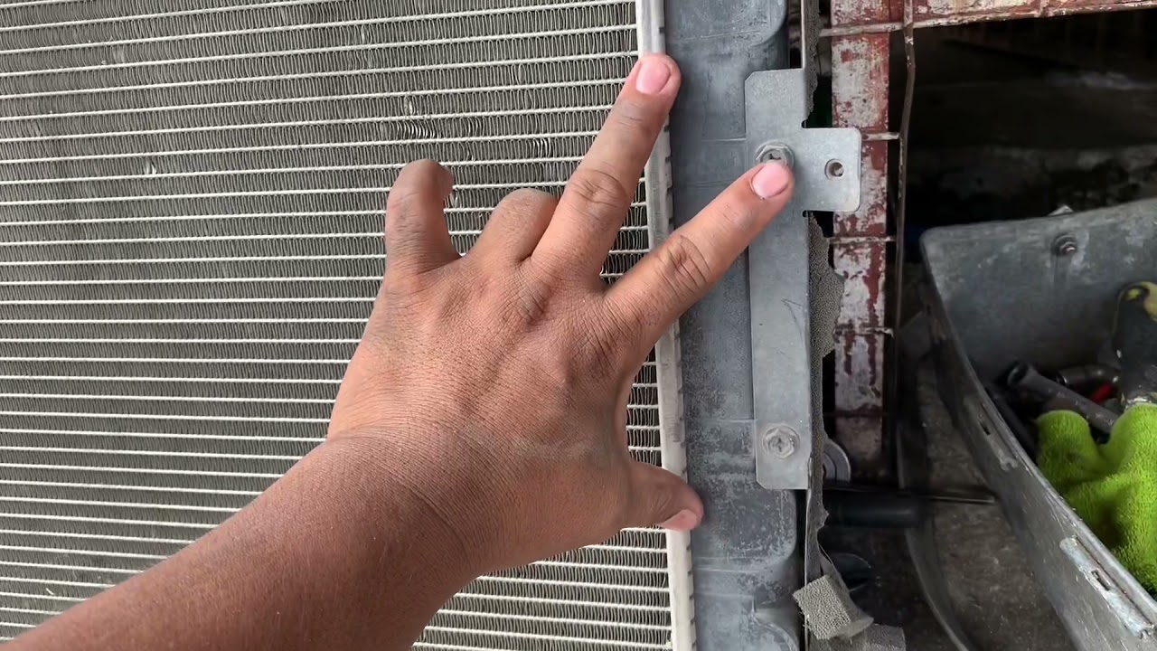 Radiator cleaning nissan urvan