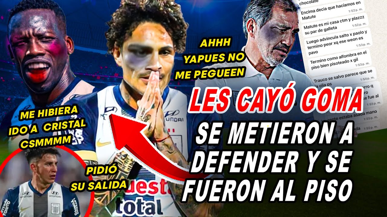 🔥GUERRERO QUISO D3FENDER a PEÑA y LO GOMEARON. ADVINCULA SE METIÓ a SEP4RARLO y LE METIERON GALLETA