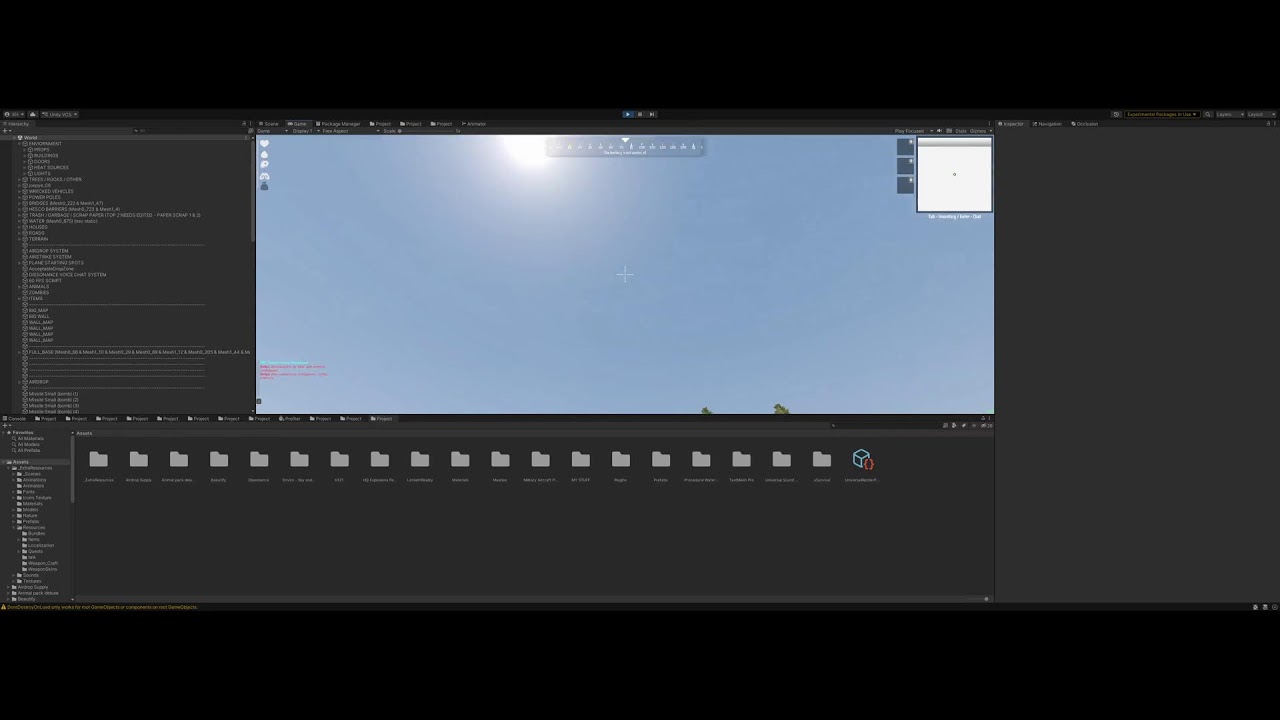 Working on H1Z1:UR (asset organizing & fixing errors) (sound off)
