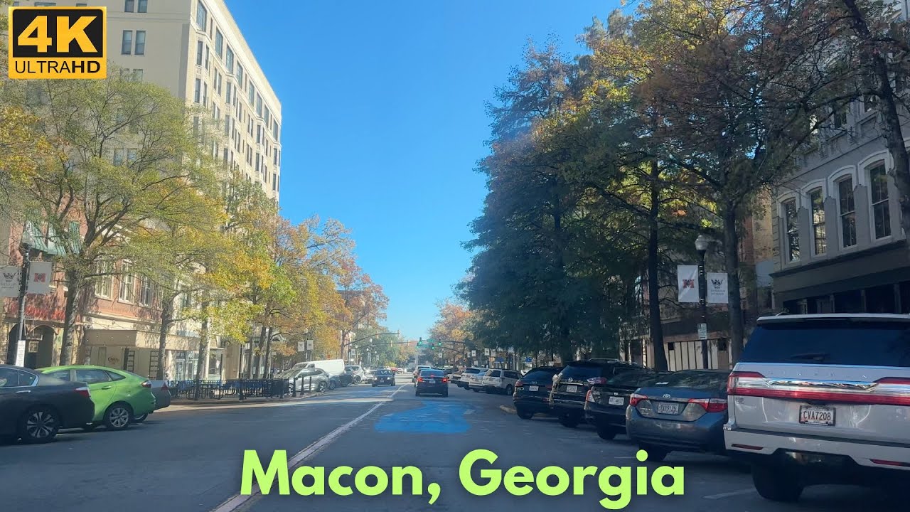 Macon, Georgia - Driving Tour [4K]
