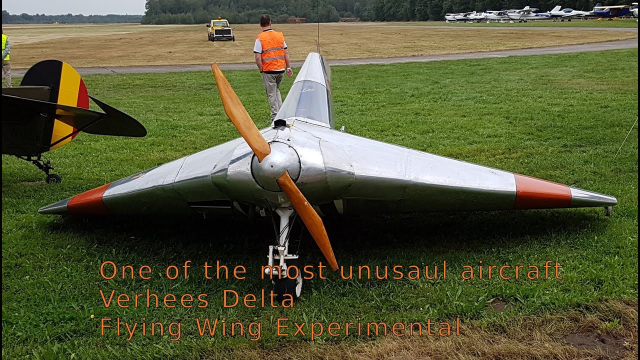 One of the most unusaul aircraft. Verhees Delta Flying Wing Experimental