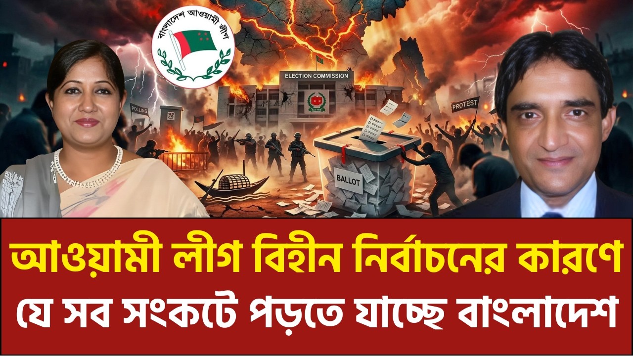 আওয়ামী লীগ বিহীন নির্বাচনের জন্য যে সব সংকটে পড়েছে দেশ