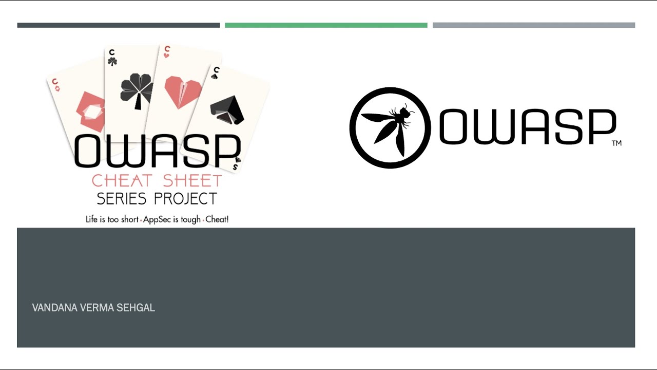 OWASP Spotlight - Project 4 - Cheat Sheet Series