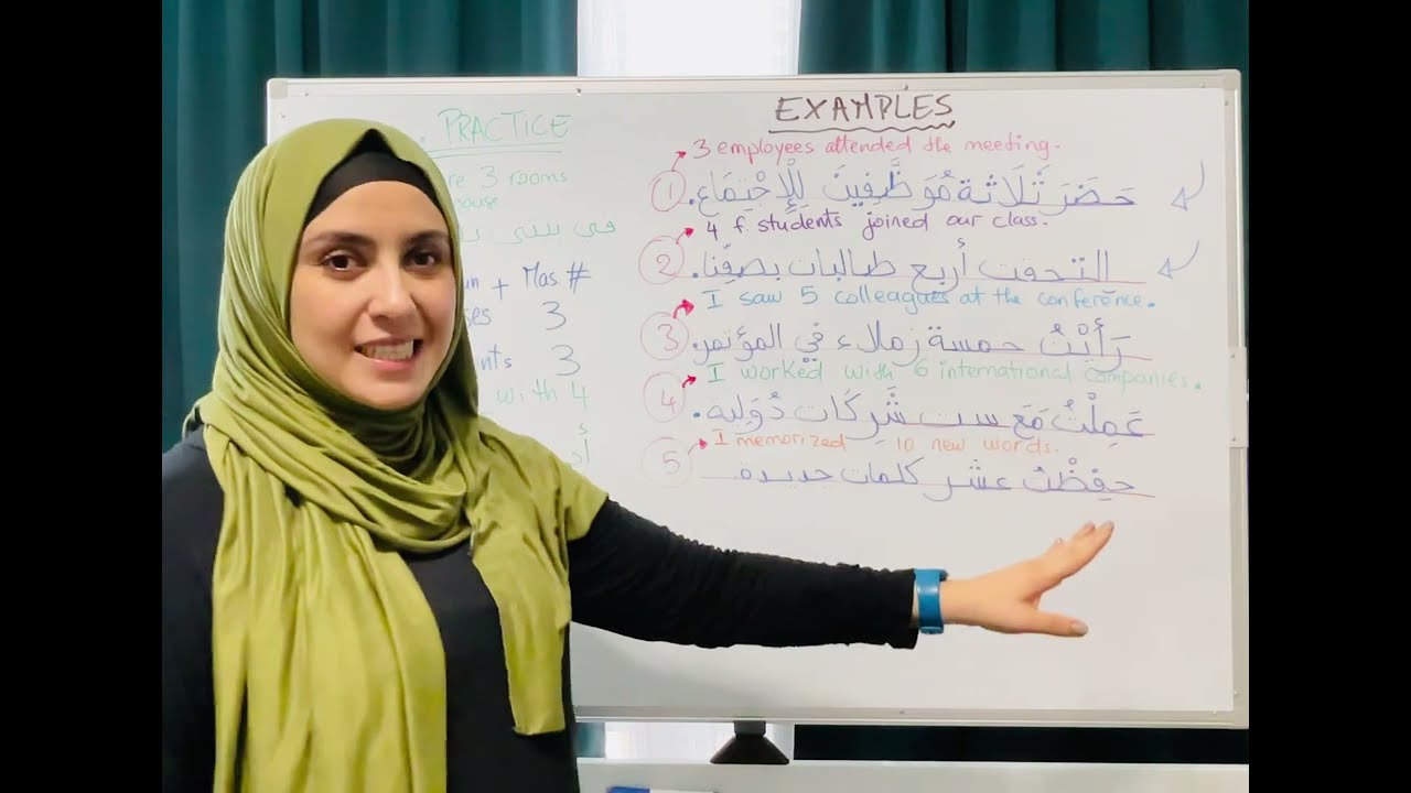 How to Use Arabic Numbers in Sentences #️⃣THREE ➡️#️⃣TEN with Plurals #arabickhatwaaat