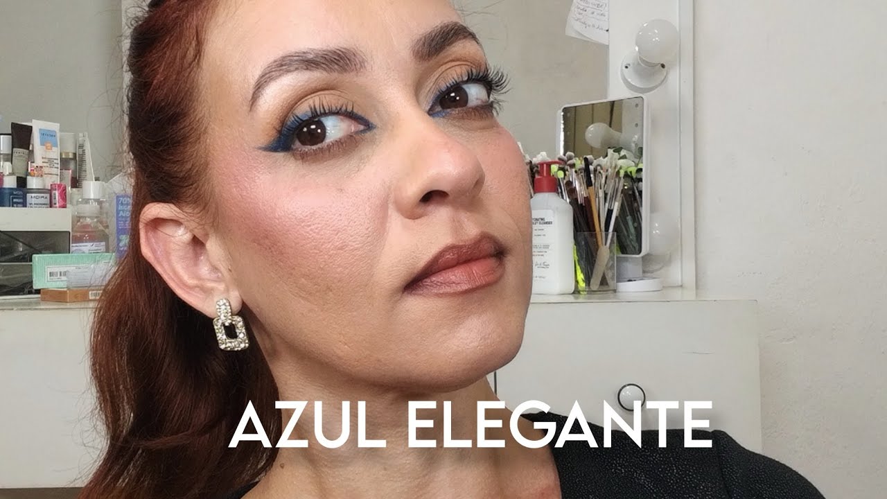 MAQUILLAJE DE NOCHE AZUL 💙 | Sofisticado y fácil