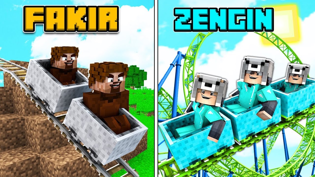 FAKİR AİLE HIZLI TREN VS ZENGİN AİLE HIZLI TREN! 😱 - Minecraft