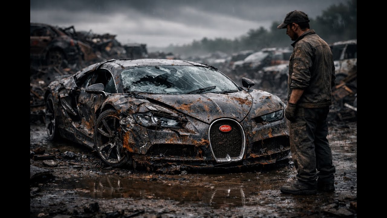 Restauración ASMR: Bugatti Chiron de Destrozado a Condición de Showroom