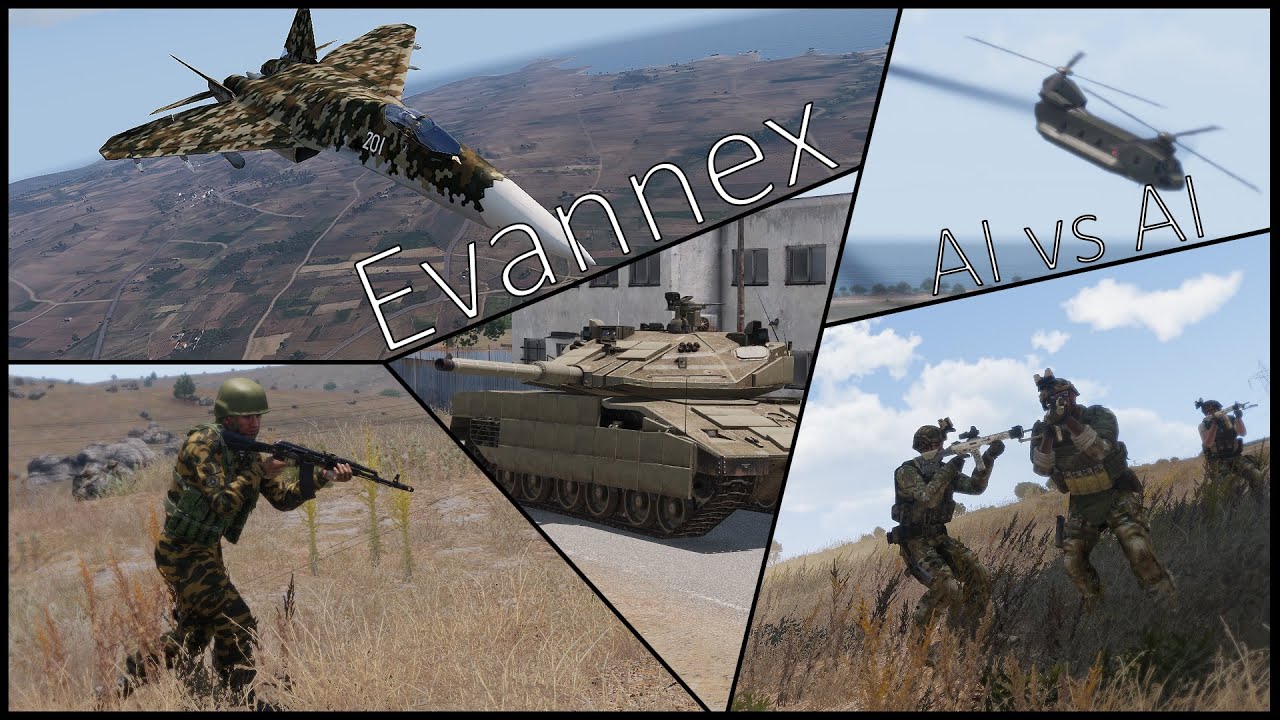 🔵 Arma 3 Evannex: AI vs AI - Altis ТРЕНИРОВОЧКА