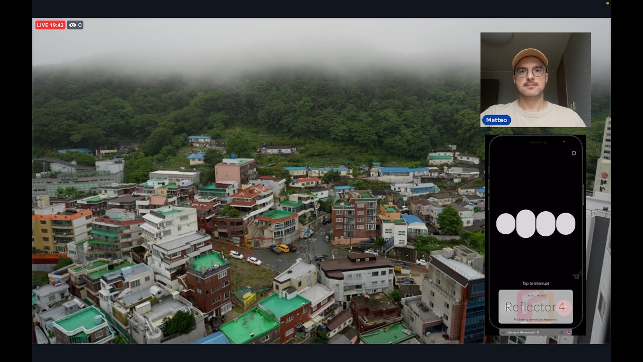 Learning about Korean Shamanism and watching the mountain monsoon rain.