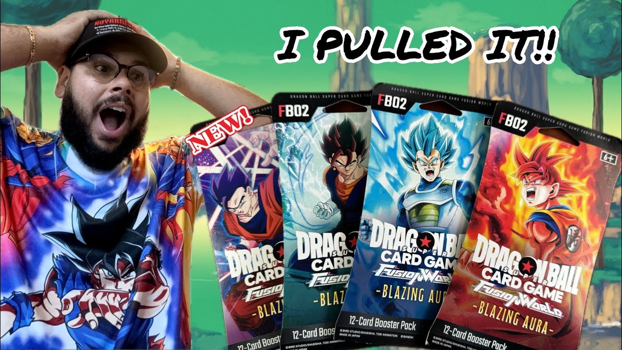 I PULLED IT!! OPENING THE *NEW* BLAZING AURA SET FROM DRAGON BALL SUPER FUSION WORLD!