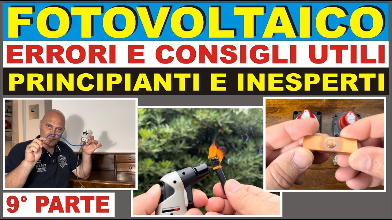 CONSIGLI PER PRINCIPIANTI #fotovoltaico #faidate