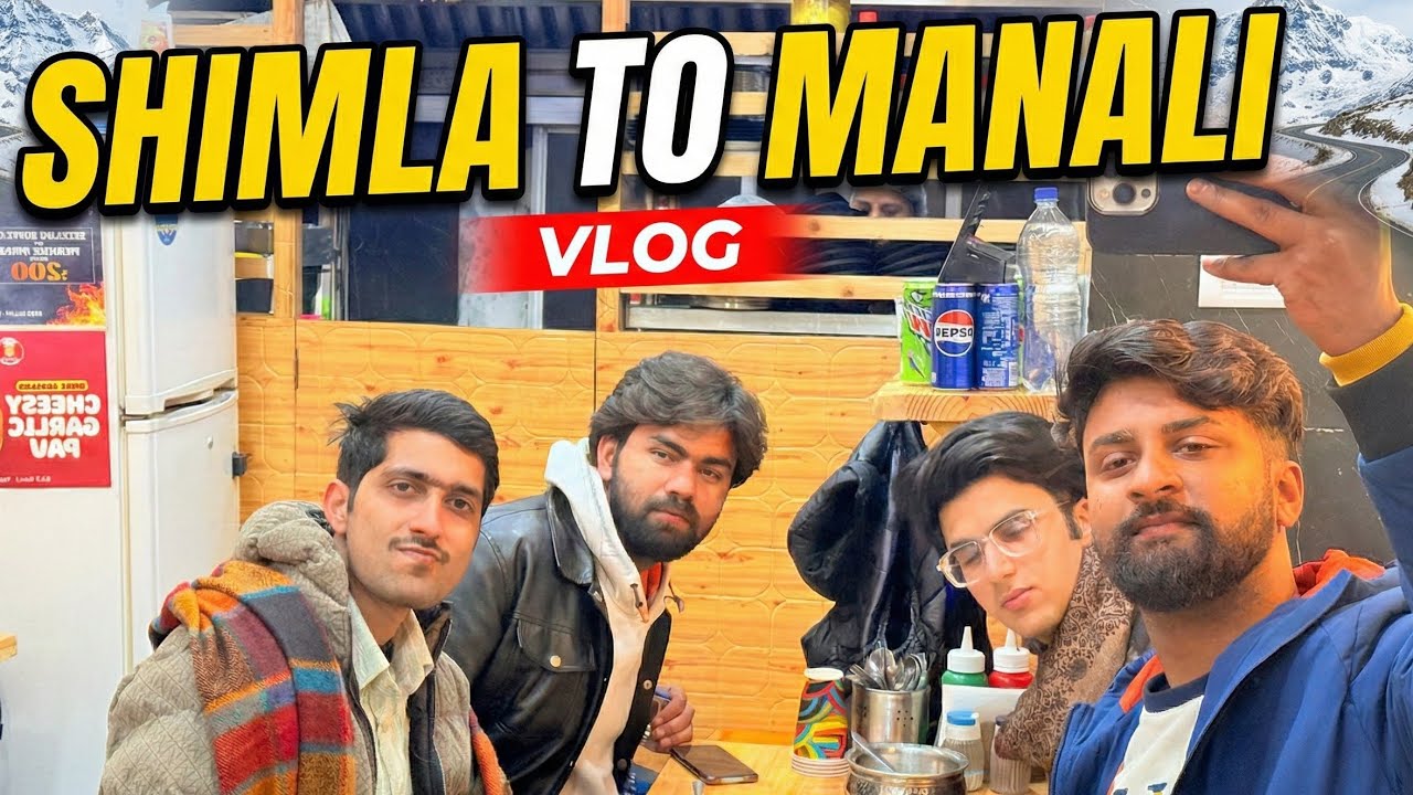 Shimla to Manali Road Trip! 🏔️ | Mall Road Masti & Raw Commentary | Himachal Vlog
