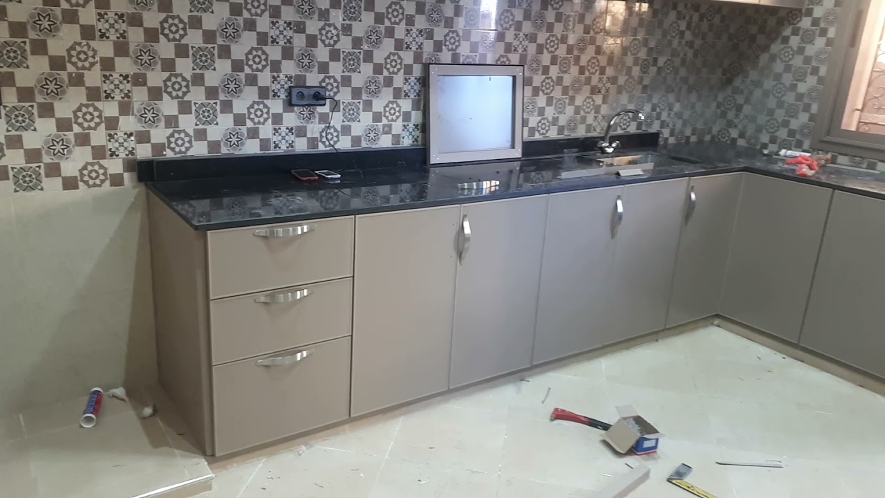Cuisine en aluminium quartz