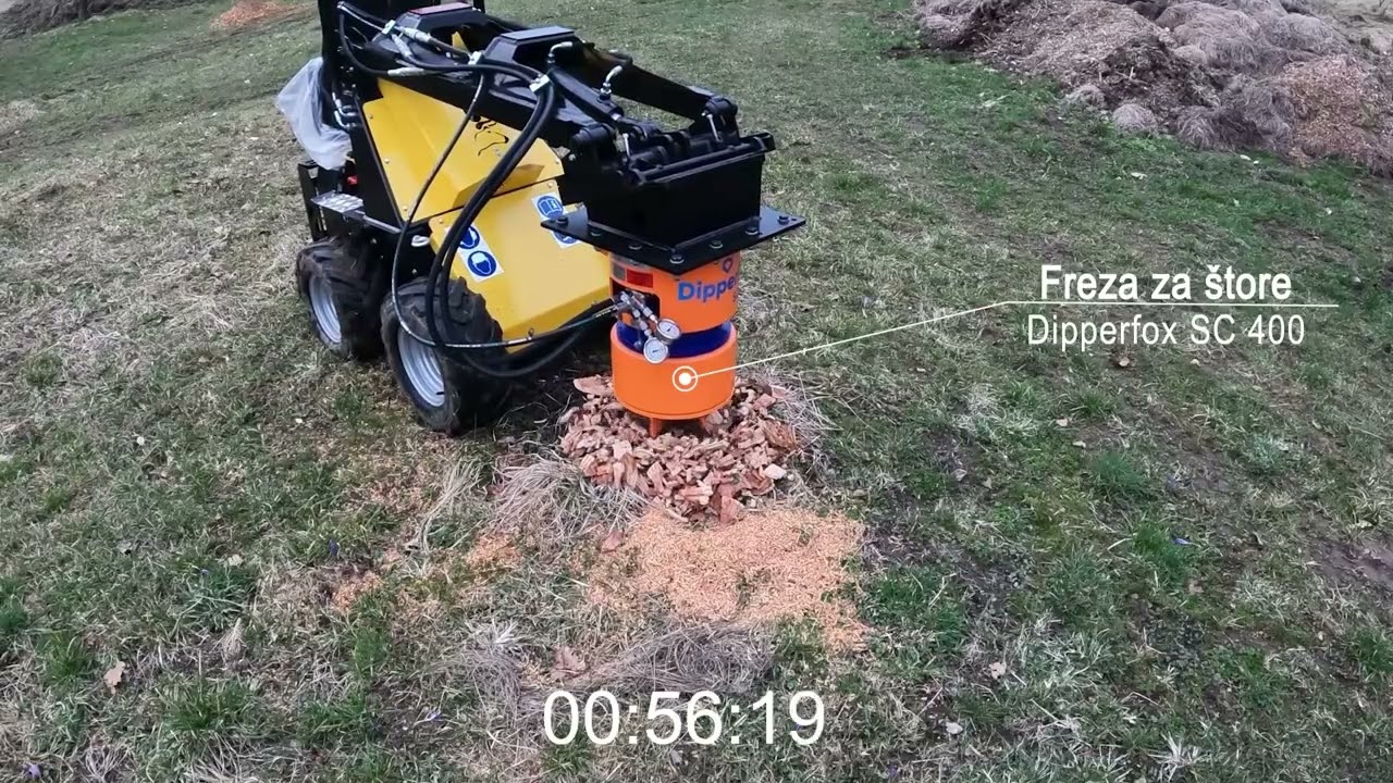 Goljat mini nakladač + Dipperfox SC400