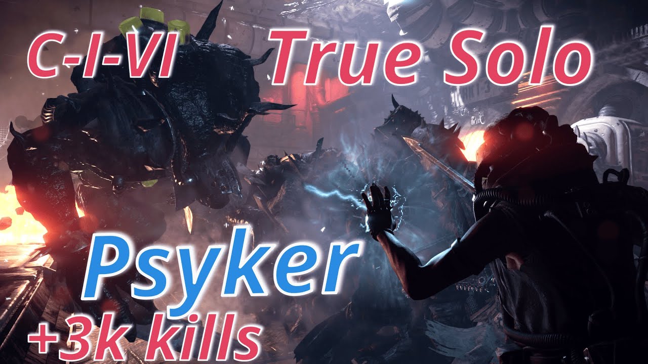 [Darktide] Psyker Dream Run - True Solo | C-I-VI Armored Auric Maelström -  World First ?? xdd