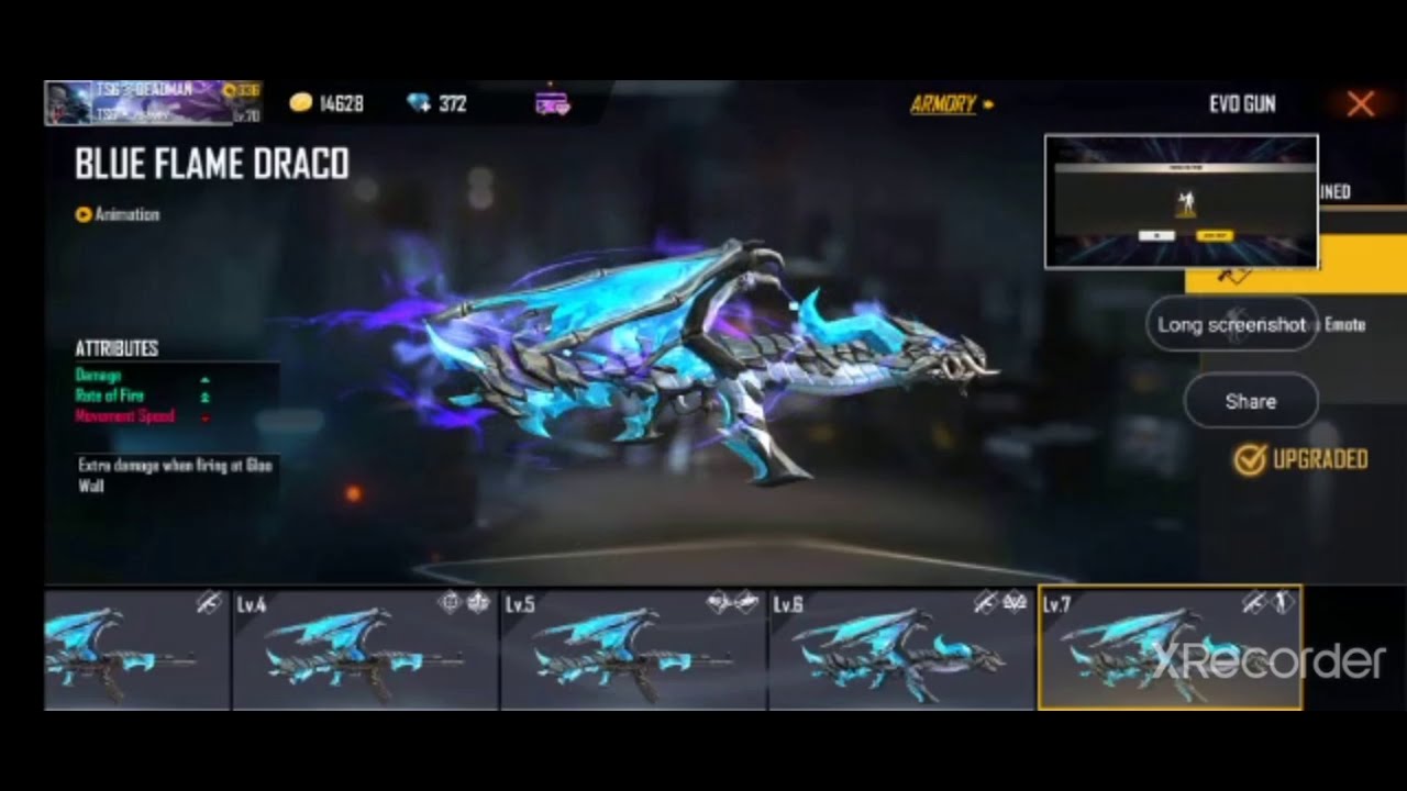 NEW BLUE FLAME || DRACO AK MAX// TANIYA GAMING