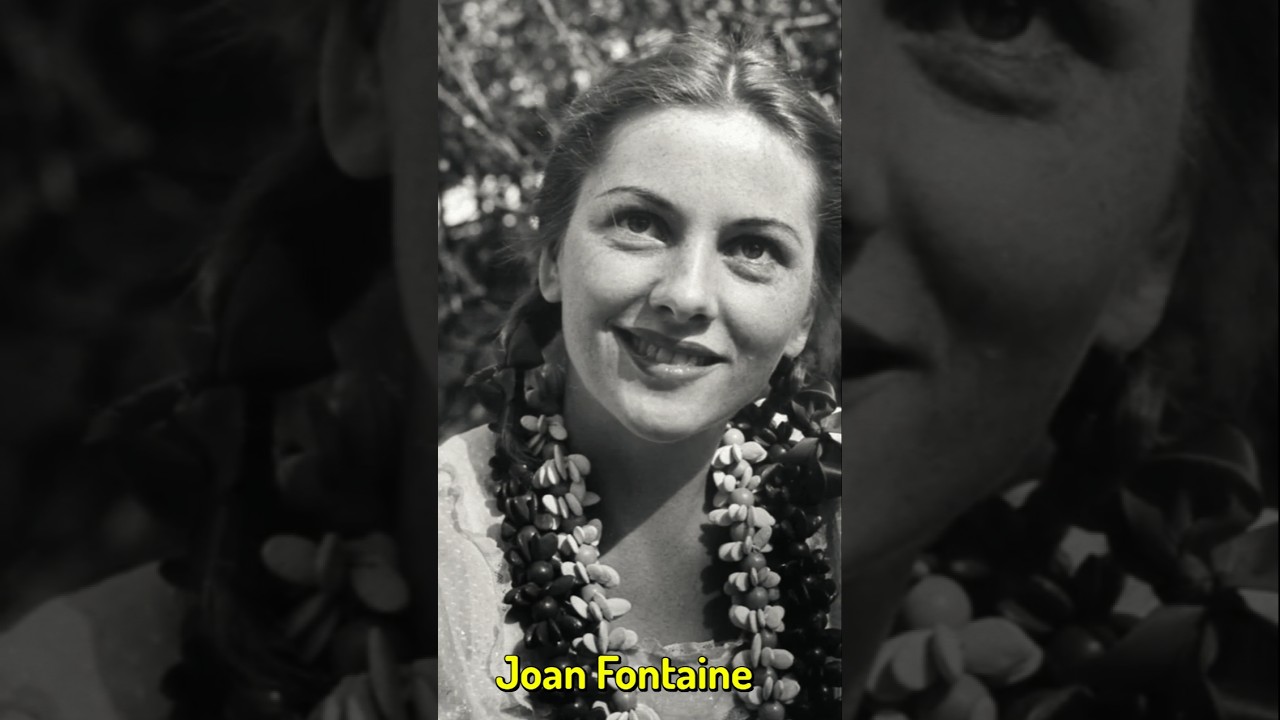 ✨ Joan Fontaine: The Timeless Queen of Old Hollywood ✨ | 