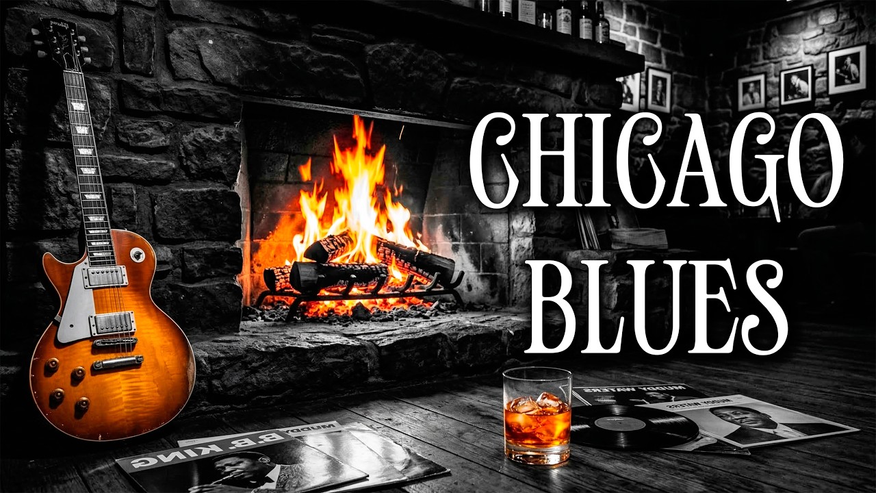 Chicago Blues Instrumental – Midnight Fireplace Blues Session