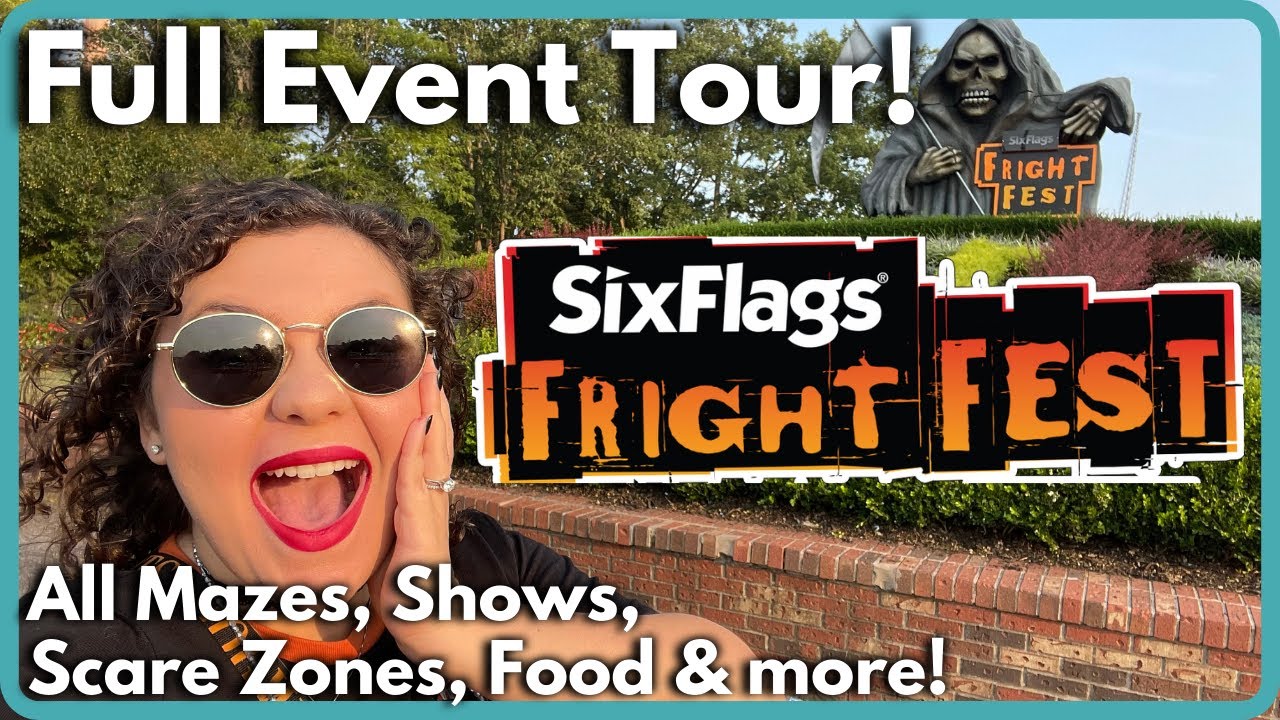 Fright Fest 2021 (Full Event Tour) All Mazes, Entertainment, Food & more | Six Flags Great Adventure