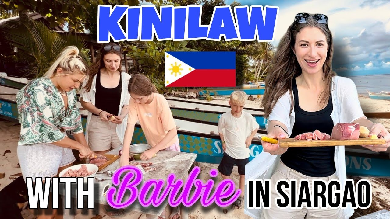 Making traditional KINILAW with ISLAND BARBIE | Day in Siargao: Surfing and Sharing food with Locals