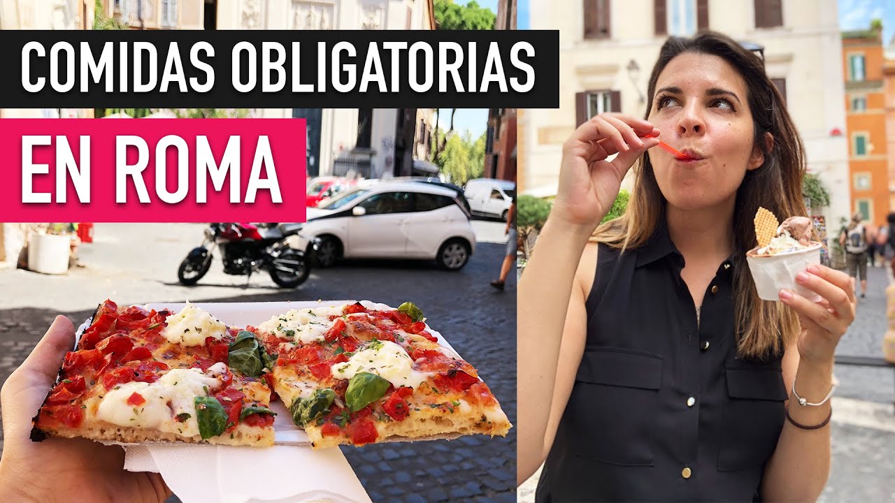 LAS 4 COSAS QUE HAY QUE COMER EN ROMA | Ceci de Viaje