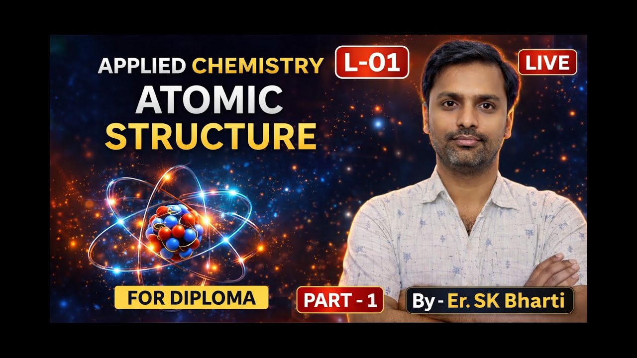 APPLIED CHEMISTRY // ATOMIC STRUCTURE // L-01