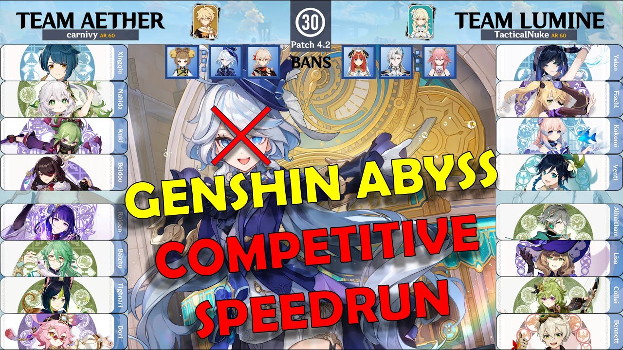 PVP SPIRAL ABYSS 4.2 : LOW-SPENDER BATTLE WITH PICK & BAN | Genshin Championship NA [ENGC]