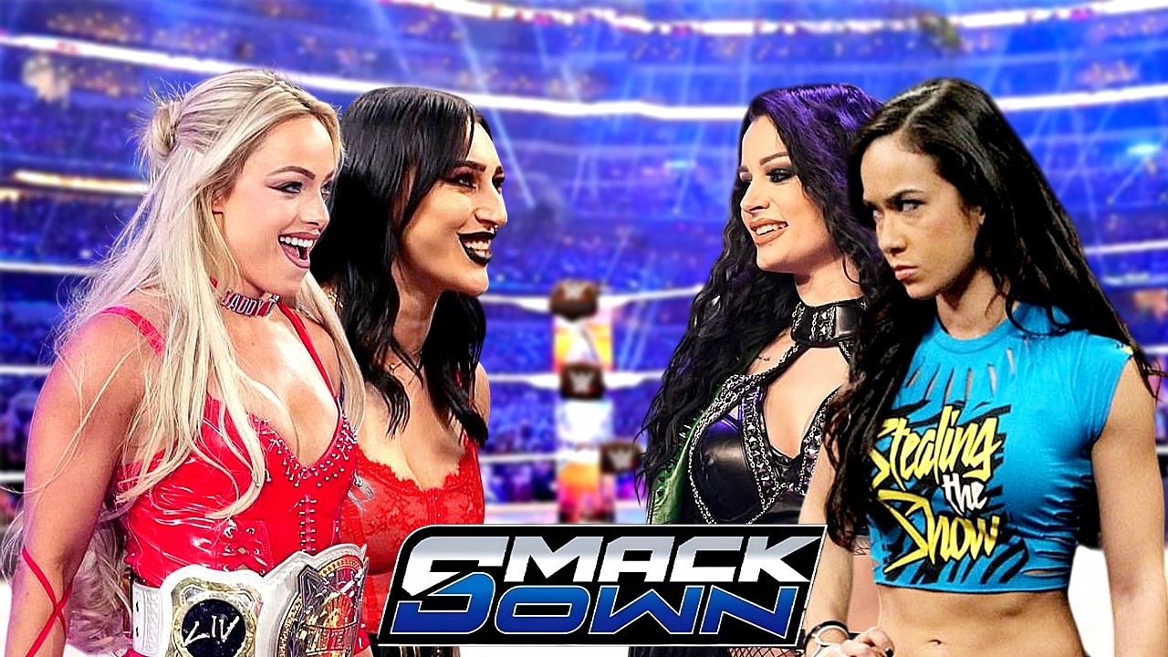 Full Match Rhea Ripley & Liv Morgan vs Aj Lee & Paige | WWE SmackDown 07-Mar-2026