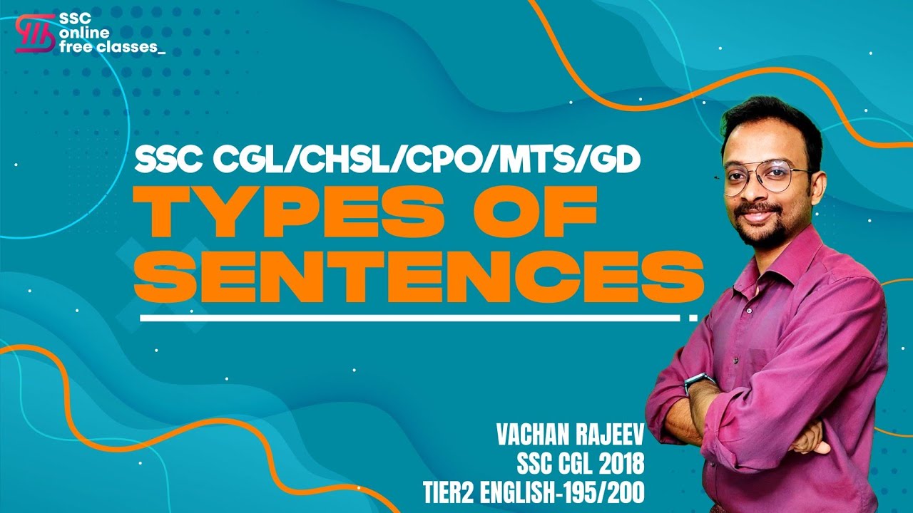 TYPES OF SENTENCES || GENERAL ENGLISH || SSC MALAYALI ONLINE COURSE || CGL, CHSL, MTS, GD, CPO