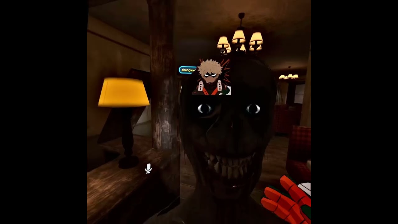 Bakugo Deku and Todoroki explore a haunted house