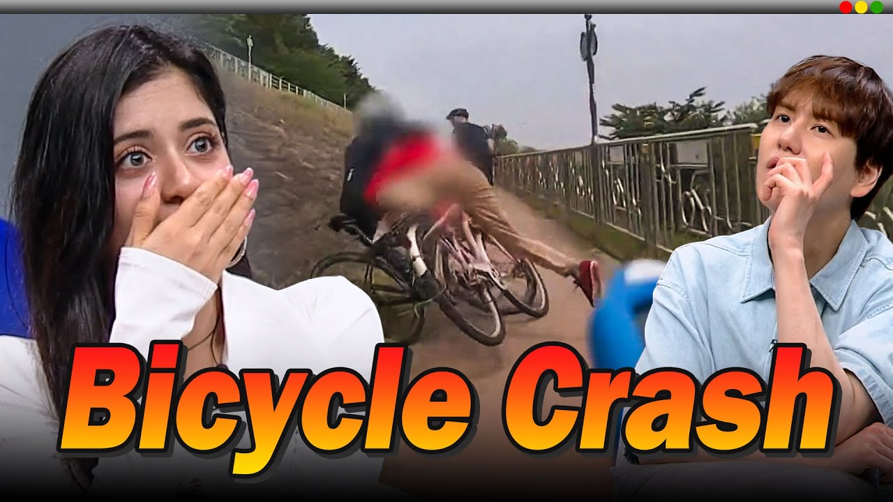 X:IN ARIA's Dashcam Reaction : Bicycle Crashes Compilation in Korea 😱