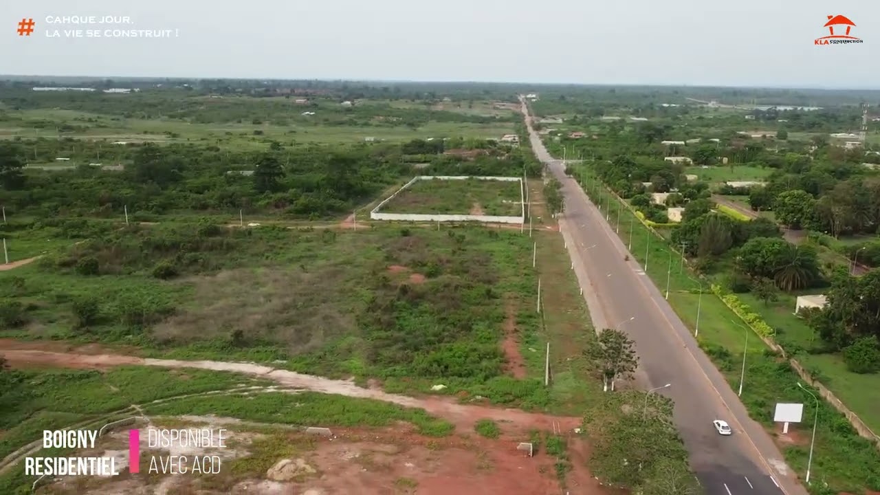 TERRAIN AVEC ACD ( YAMOUSSOUKRO - BOIGNY RESIDENTIEL ) || KLA CONSTRUCTION
