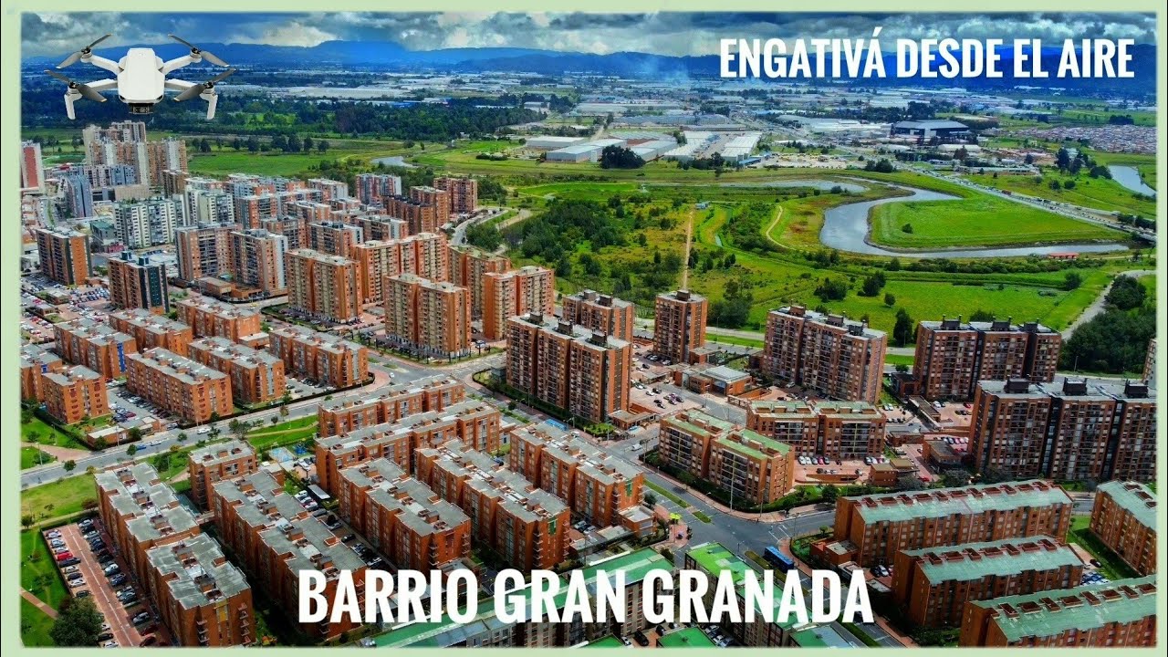 Barrio Gran Granada #Drone #Engativá - Bogotá desde el aire  [4k/60] 🚁