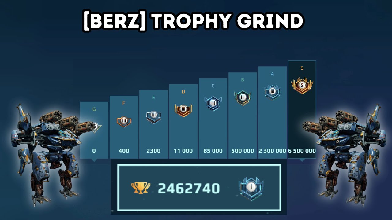 🔥 Trophy Grind |  Road to 2,470,000 in War Robots & BERSAGLIERE Giveaway