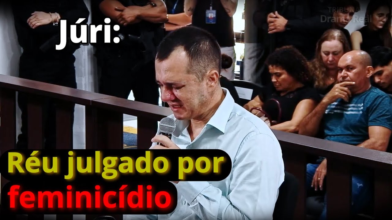 ►Caso: RÉU cometeu feminicídio na frente do filho da vítima - júri completo c/ cortes*