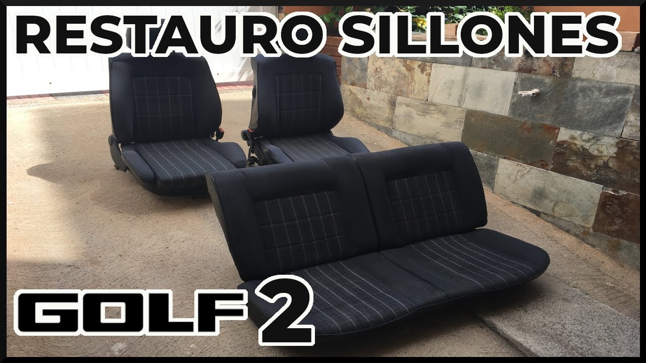VW GOLF MK2  GTI - RESTAURACIÓN DEL INTERIOR - RESTAURO SILLONES Y MOQUETAS de JETTA  CARIBE A2