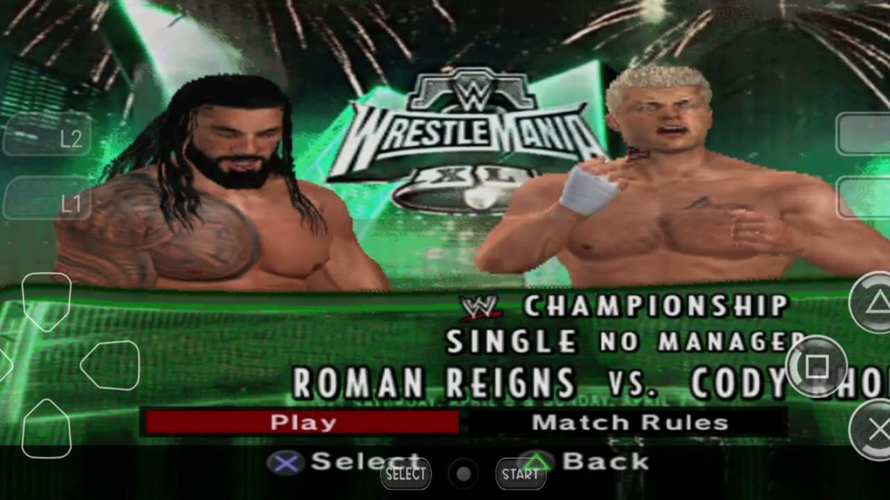 WWE 2K24 PS2 MOD FOR WWE SMACKDOWN VS. RAW 2007 PS2 GAME FOR AETHER SX2 PS2 EMULATOR ON android