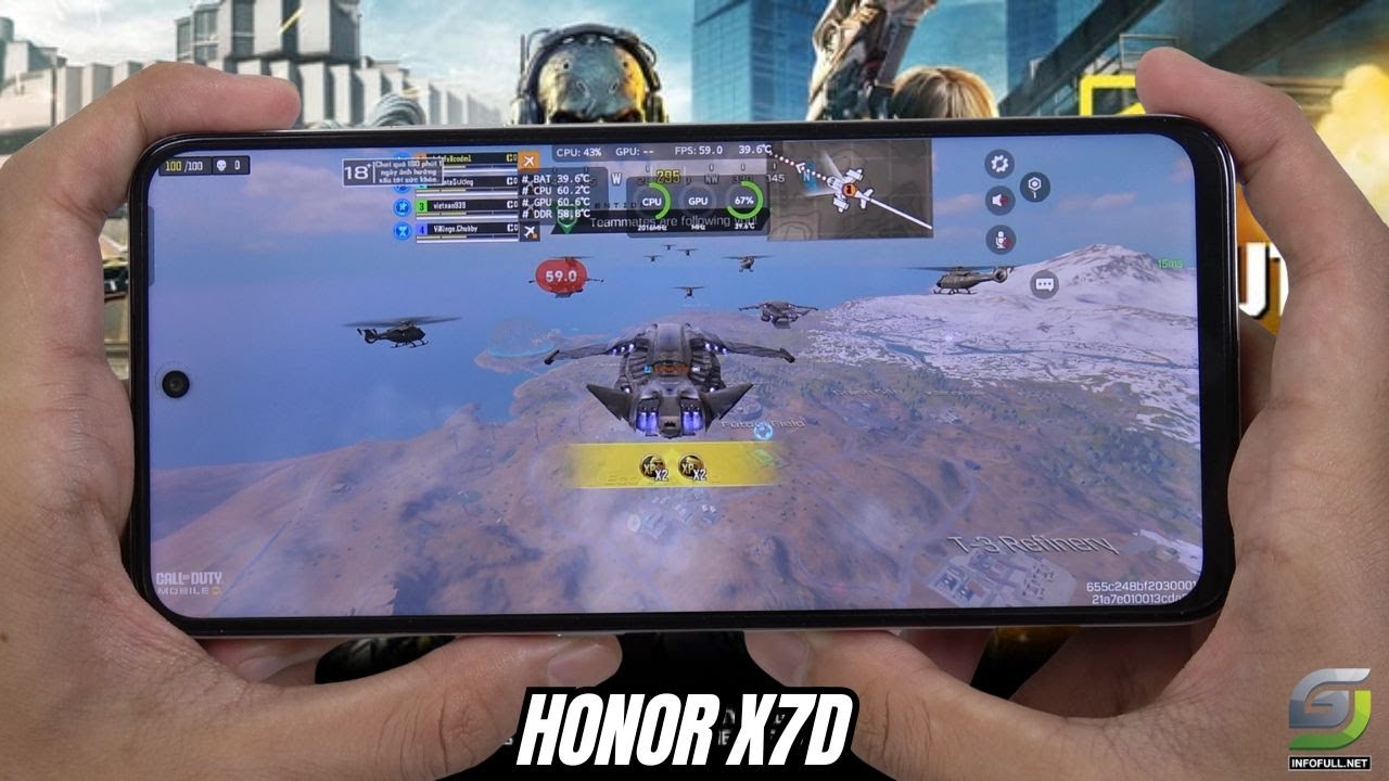 Honor X7D test game Call of Duty Mobile CODM | Snapdragon 6s Gen 3