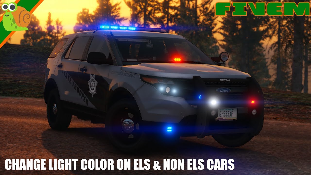 How to change light color on ELS & NON ELS cars | FiveM