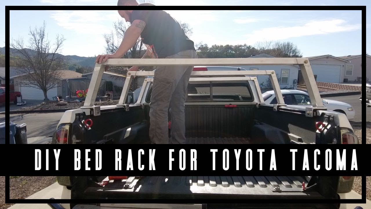Build Your Own DIY Bed Rack for Toyota Tacoma Overland Vehicle!