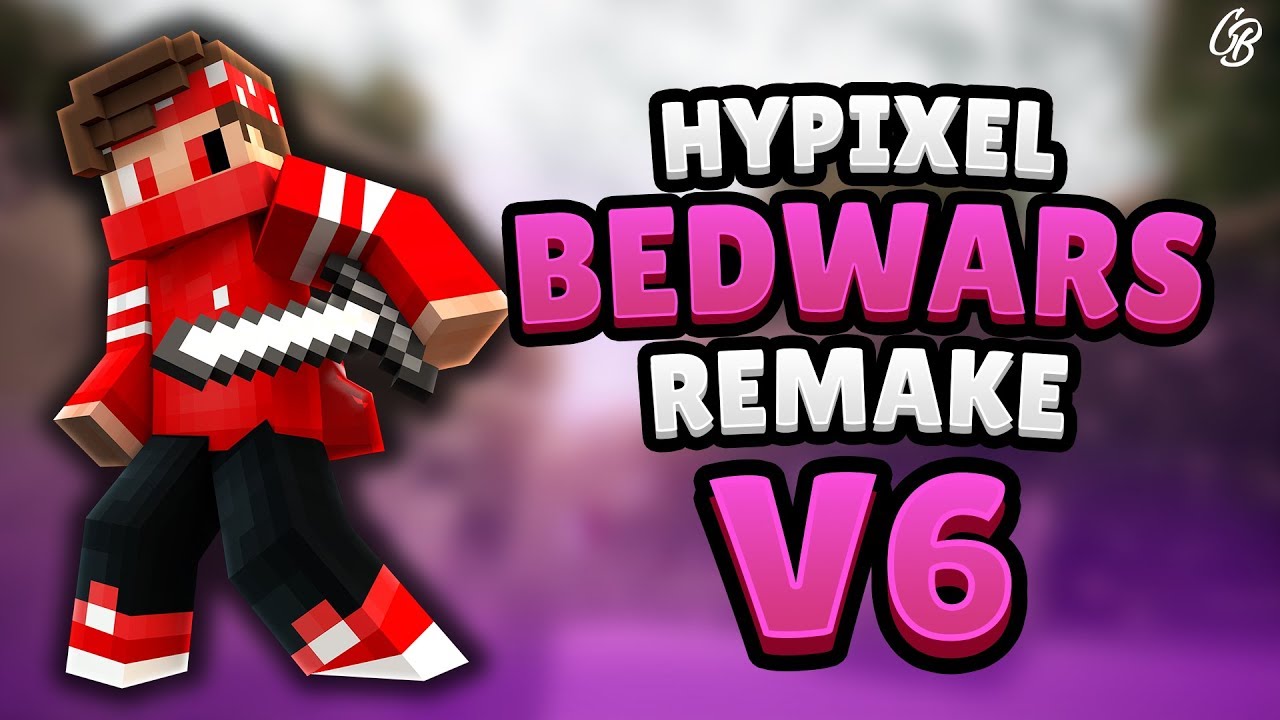 HYPIXEL BEDWARS SERVER REMAKE V6 - by CrispyBow (Minecraft) #BedWarsV6