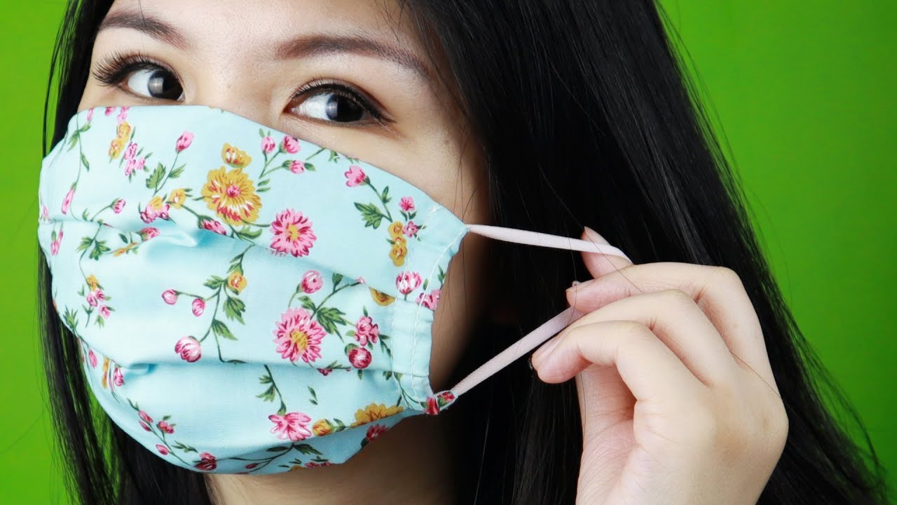 EASY Step by Step 🤗 How to Make Fabric Face Mask with Filter Pocket