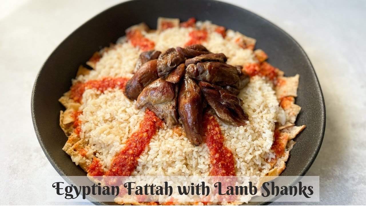 Egyptian Fattah with Lamb Shanks