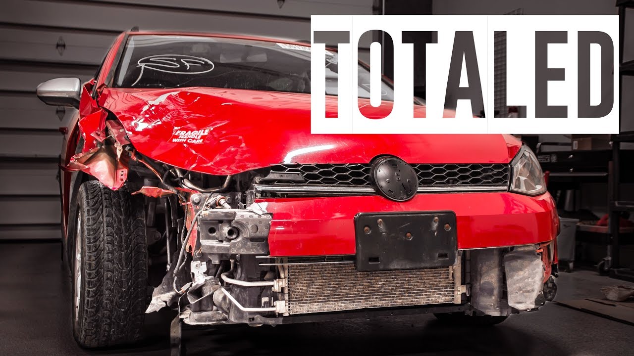 We Bought A TOTALED MK7 Alltrack and Try to Fix it!