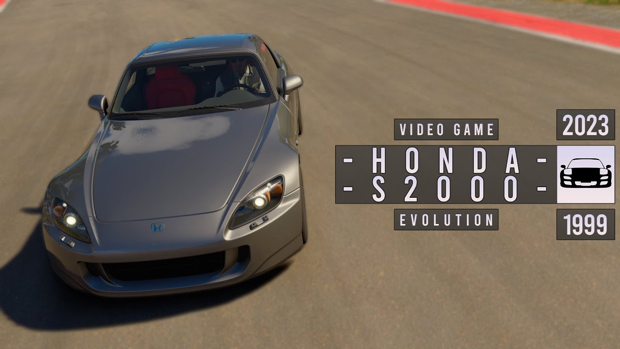 Honda S2000 Video Game Evolution (1999-2023)