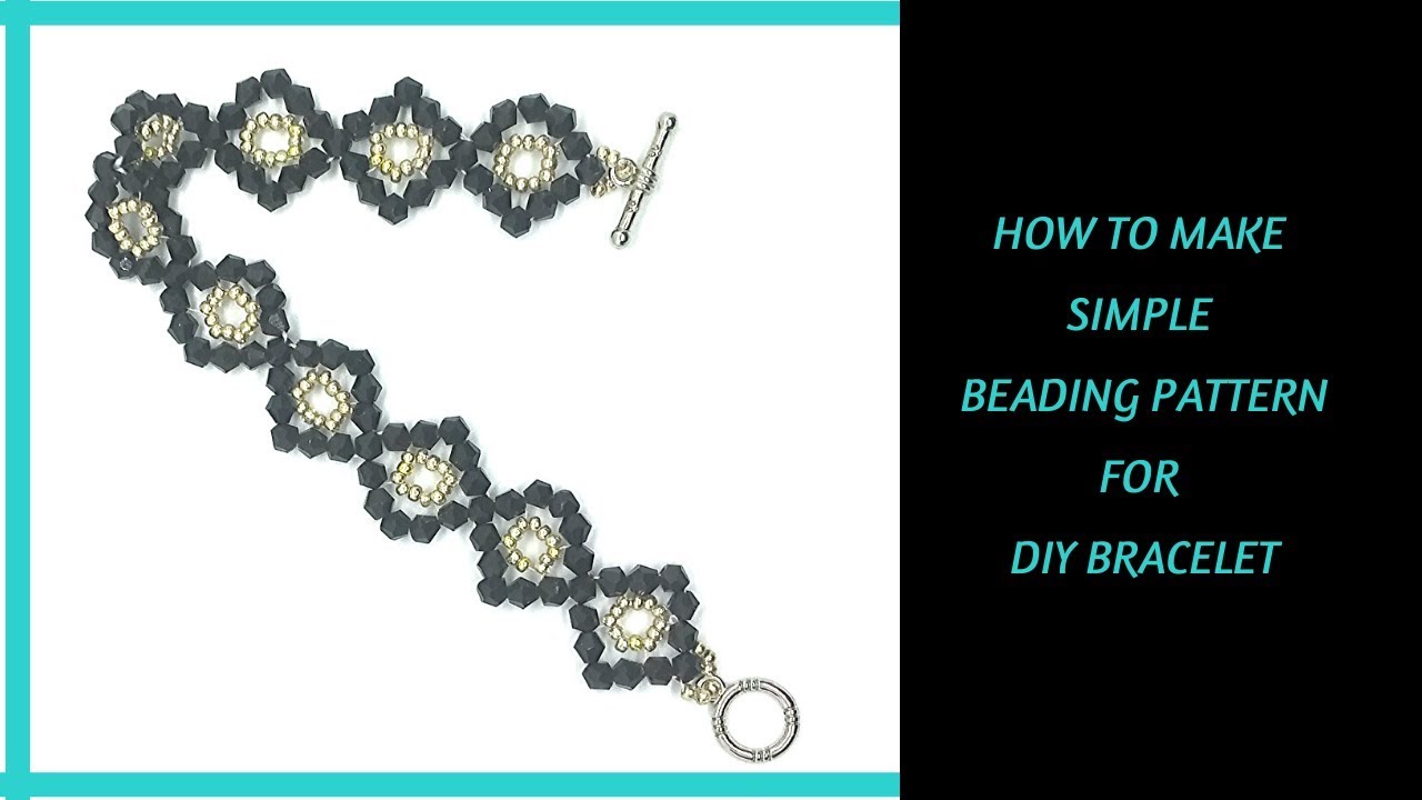 learn beading. diy jewelry. beaded bracelet tutorial. beading pattern